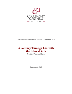 A Journey Through Life with the Liberal Arts