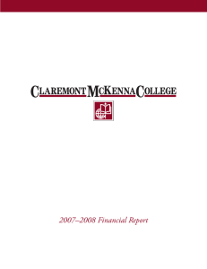 2007–2008 Financial Report