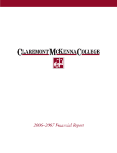 2006–2007 Financial Report