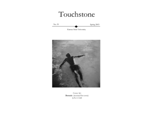 Touchstone No. 35 Spring 2003 Kansas State University