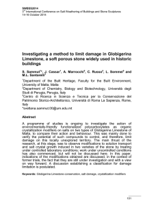 Investigating a method to limit damage in Globigerina