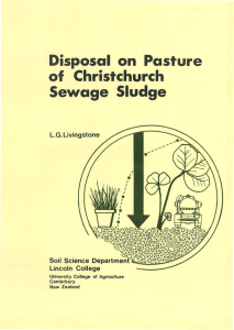 Disposal on Pasture of Christchurch Sewage Sludge ·L. G. Livingstone