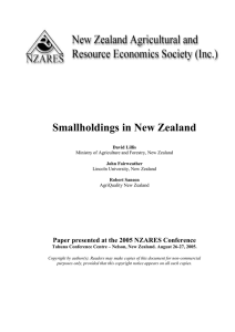 Smallholdings in New Zealand