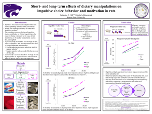 Short- and long-term effects of dietary manipulations on