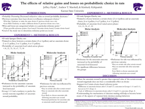 The effects of  relative gains and losses on probabilistic... Jeffrey Hyder , Andrew T. Marshall, &amp; Kimberly Kirkpatrick