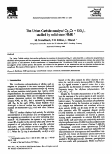 The  Union  Carbide  catalyst(Cp Cr +  SiO2), o