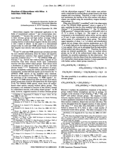 Reactions of  Ethoxysilanes with Silica:  A Solid-state NMR  Study