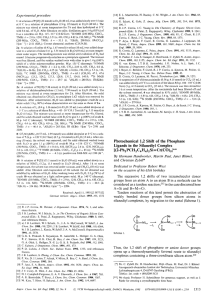 Exprrimental  procedure