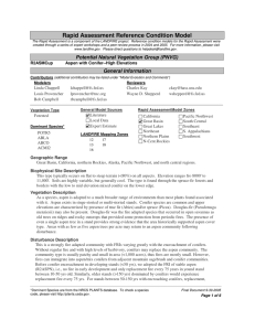 Rapid Assessment Reference Condition Model