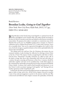 B Going to God Together Book Review: