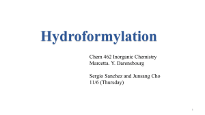 Hydroformylation