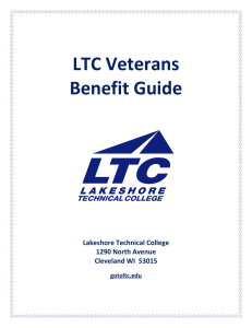 LTC Veterans Benefit Guide Lakeshore Technical College 1290 North Avenue