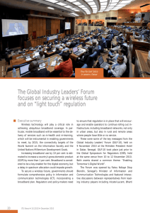 The Global Industry Leaders’ Forum focuses on securing a wireless future