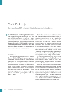 The HIPCAR project