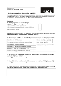 Undergraduate Recruitment Survey 2012