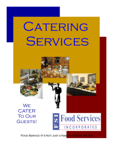Catering Services We CATER