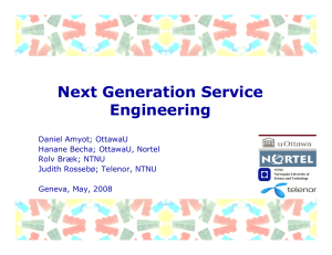 Next Generation Service Engineering
