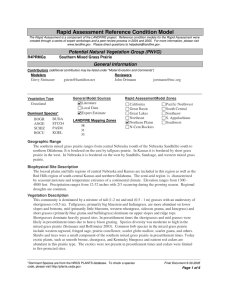 Rapid Assessment Reference Condition Model