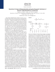 Operational Control of Stereoselectivity during the Enzymatic Hydrolysis of