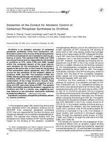 Dissection of the Conduit for Allosteric Control of