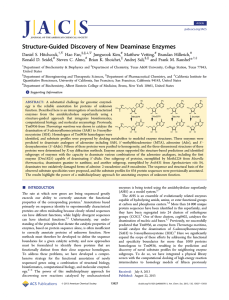 Structure-Guided Discovery of New Deaminase Enzymes