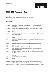 2012 STS Research Day 