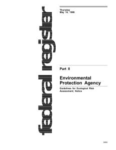 federal register Environmental Protection Agency Part II