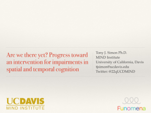 Are we there yet? Progress toward an intervention for impairments in