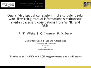 Quantifying spatial correlation in the turbulent solar