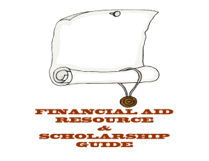 FINANCIAL AID RESOURCE &amp; SCHOLARSHIP