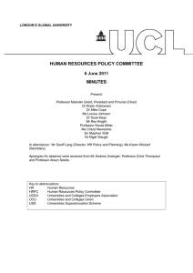 HUMAN RESOURCES POLICY COMMITTEE MINUTES 6 June 2011
