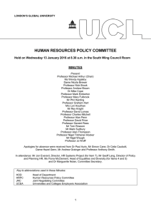 HUMAN RESOURCES POLICY COMMITTEE MINUTES