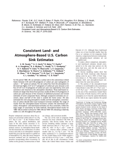 Consistent Land- and Atmosphere-Based U.S. Carbon Sink Estimates