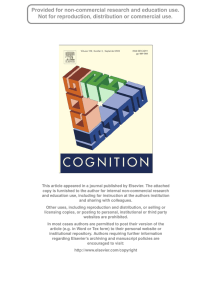 This article appeared in a journal published by Elsevier. The... copy is furnished to the author for internal non-commercial research