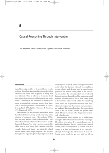 6 Causal Reasoning Through Intervention Introduction