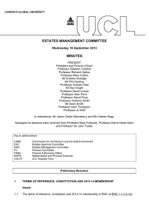 ESTATES MANAGEMENT COMMITTEE  MINUTES Wednesday 18 September 2013