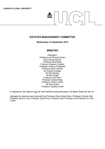 ESTATES MANAGEMENT COMMITTEE MINUTES Wednesday 10 September 2014