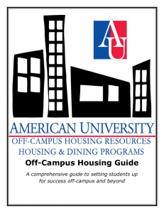 Off-Campus Housing Guide A comprehensive guide to setting students up
