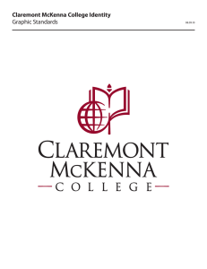 Claremont McKenna College Identity Graphic Standards 08.09.10