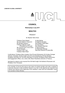 COUNCIL  MINUTES Wednesday 6 July 2011