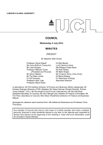 COUNCIL  MINUTES Wednesday 4 July 2012