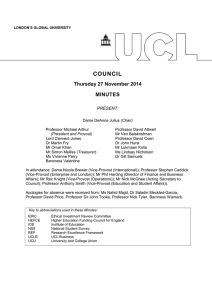 COUNCIL Thursday 27 November 2014 MINUTES