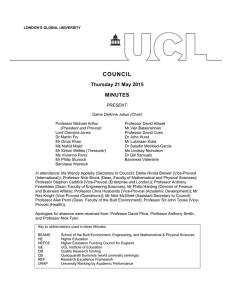 COUNCIL MINUTES Thursday 21 May 2015