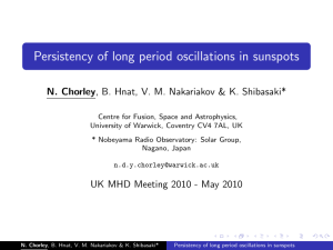 Persistency of long period oscillations in sunspots
