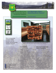 Recent Work from The Sustainable Wood Production Initiative Can Washington State’s