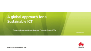 A global approach for a Sustainable ICT