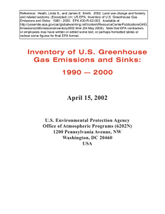 Reference:  Heath, Linda S., and James E. Smith. ... and related sections. (Excerpted.) In: US EPA. Inventory of U.S....