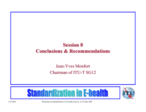 Session 8 Conclusions &amp; Recommendations Jean -