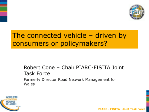 The connected vehicle – driven by consumers or policymakers? Task Force