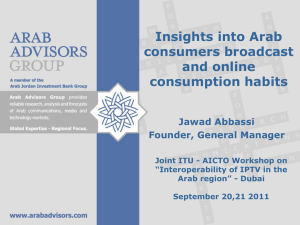 Insights into Arab consumers broadcast and online consumption habits